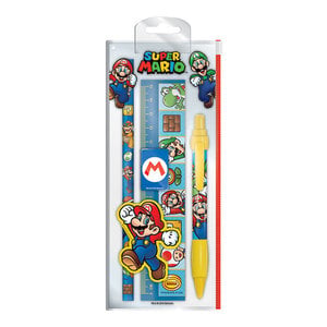 Super Mario Super Mario Bros Stationary Set - 5 Delig Super Mario Super Mario Bros Stationary Set - 5 Delig