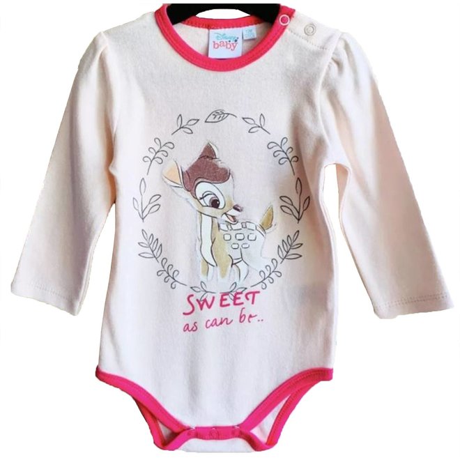 Bambi Rompertje Lange Mouw - Disney Baby