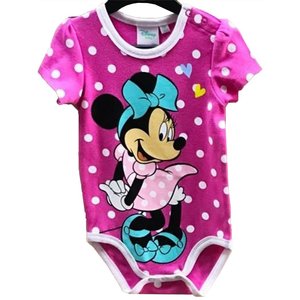 Minnie Mouse Minnie Mouse Rompertje Roze Korte Mouw - Disney Baby Minnie Mouse Minnie Mouse Rompertje Roze Korte Mouw - Disney Baby