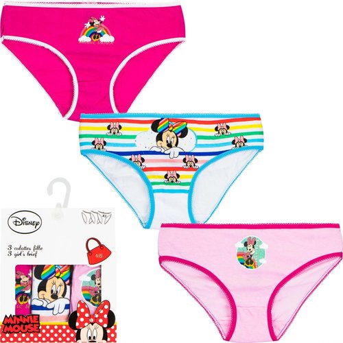 Minnie Mouse Minnie Mouse Onderbroeken (set van 3) - Maat 116/128