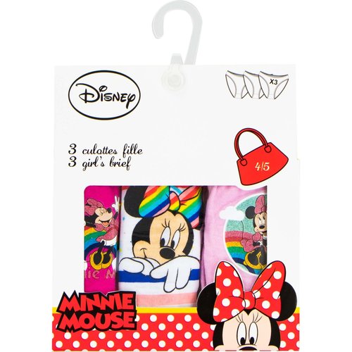 Minnie Mouse Minnie Mouse Onderbroeken (set van 3) - Maat 116/128