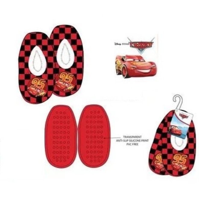 Disney Cars Pantoffel Slofjes - Zwart/Rood