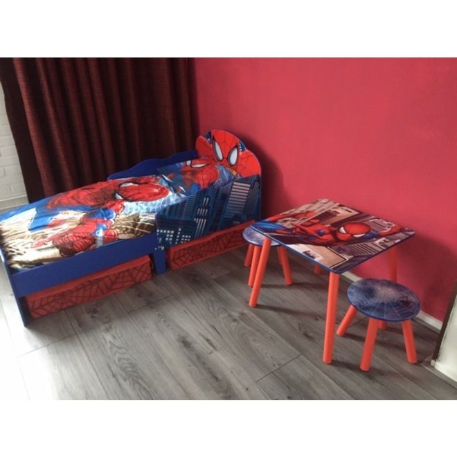 Spiderman Tafel met 2 Krukjes - Marvel