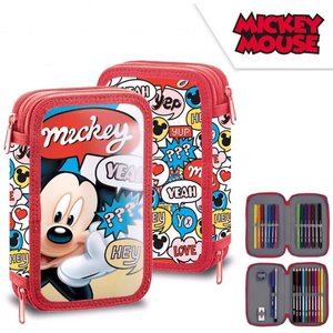 Mickey Mouse Mickey Mouse Gevulde Etui - 2 laags