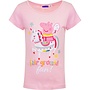 Peppa Pig Unicorn T-shirt - Roze - Maat 116