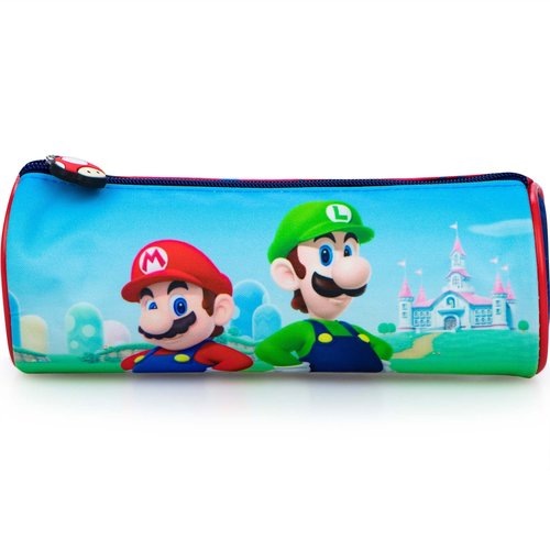 Super Mario Super Mario Bros Etui - Luigi en Mario Super Mario Super Mario Bros Etui - Luigi en Mario