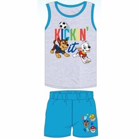 Paw Patrol Zomer Setje - Aqua/Grijs