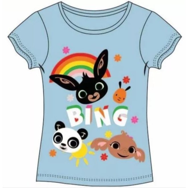 Bing Konijn T-shirt Regenboog - Bleu