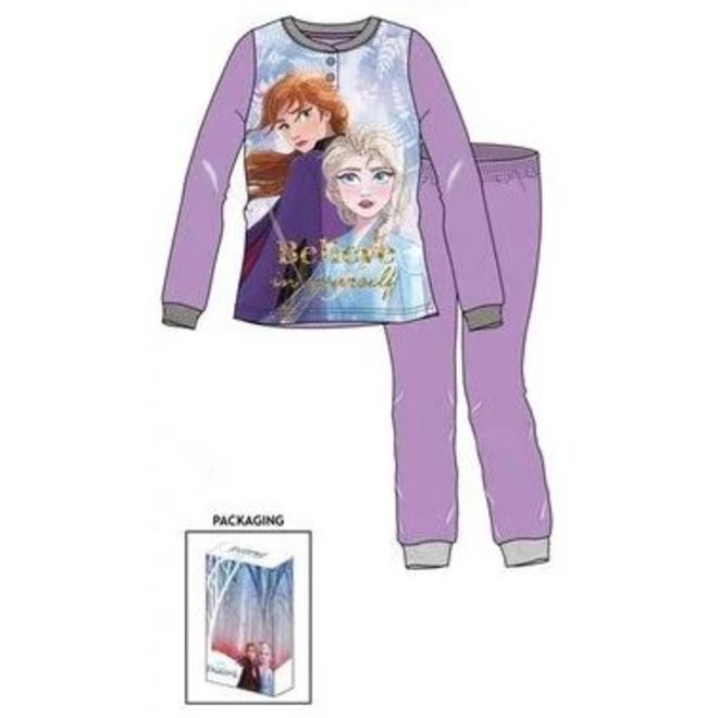 Disney Frozen Pyjama - Lila/Paars - Maat 128