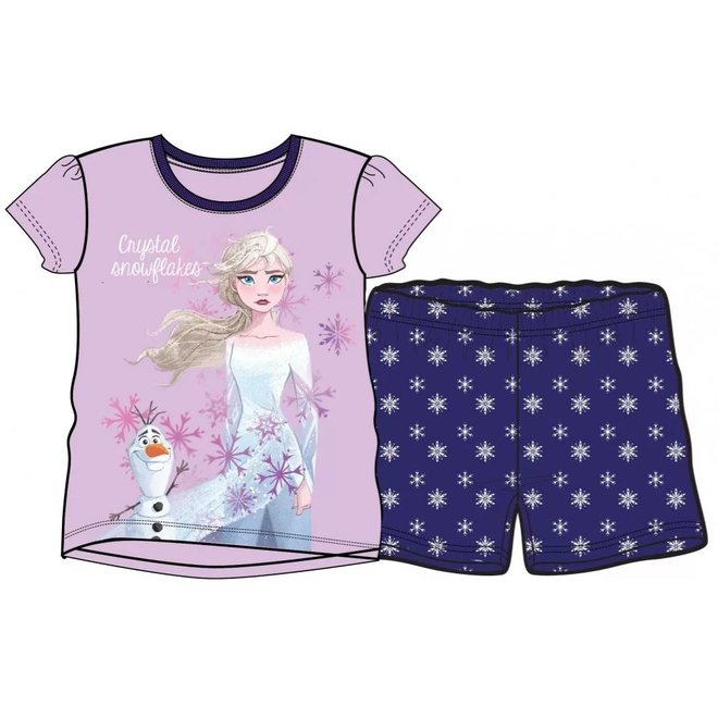Disney Frozen Shortama - Lila/Paars - Maat 122