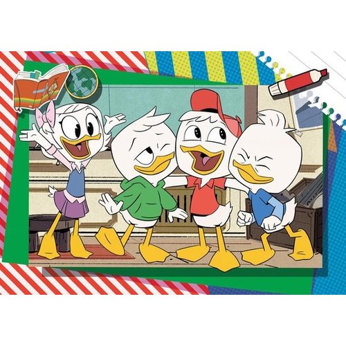 Donald Duck Duck Tales 3 in 1 Puzzel - 3 x 48 stukjes - Clementoni Donald Duck Duck Tales 3 in 1 Puzzel - 3 x 48 stukjes - Clementoni
