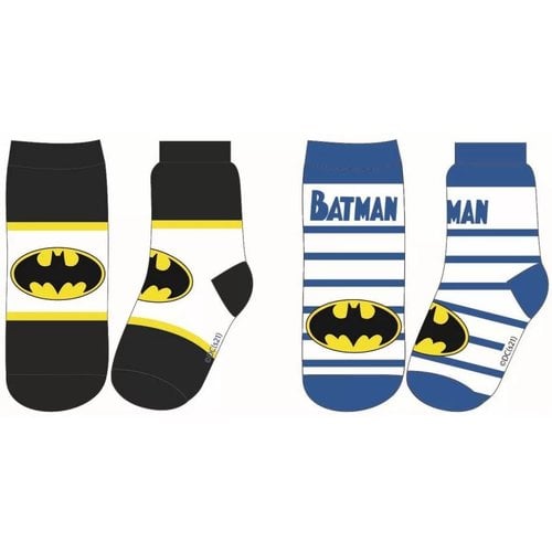 Batman & Superman Batman Kindersokken - 2 paar - Maat 23/26