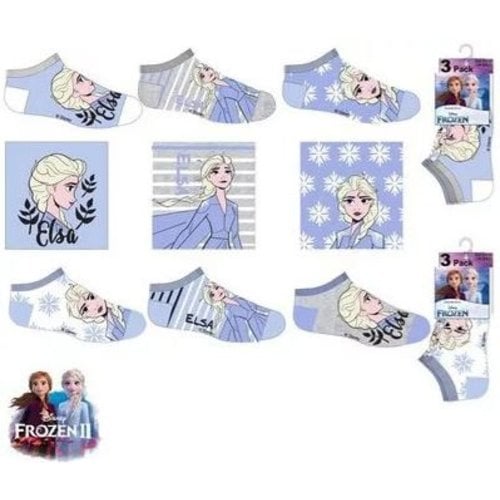 Frozen Disney Frozen Sneakersokken - 3 paar - Maat 31/34 Frozen Disney Frozen Sneakersokken - 3 paar - Maat 31/34