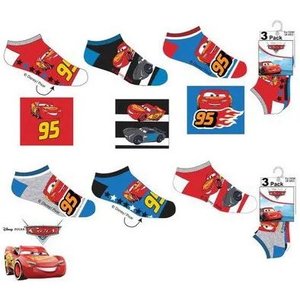 Disney Cars Disney Cars Sneakersokken - 3 paar - Maat 31/34 Disney Cars Disney Cars Sneakersokken - 3 paar - Maat 31/34