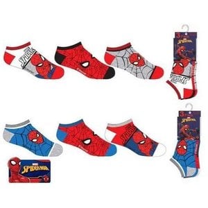 Spiderman Spiderman Sneakersokken - 3 paar - Maat 23/26 Spiderman Spiderman Sneakersokken - 3 paar - Maat 23/26