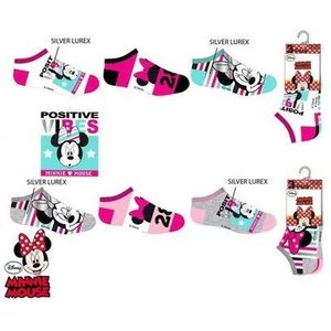 Minnie Mouse Minnie Mouse Sneakersokken - 3 paar Minnie Mouse Minnie Mouse Sneakersokken - 3 paar