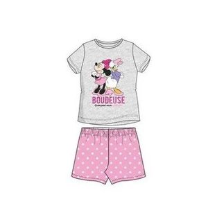 Minnie Mouse Minnie Mouse Shortama - Grijs/Roze Minnie Mouse Minnie Mouse Shortama - Grijs/Roze