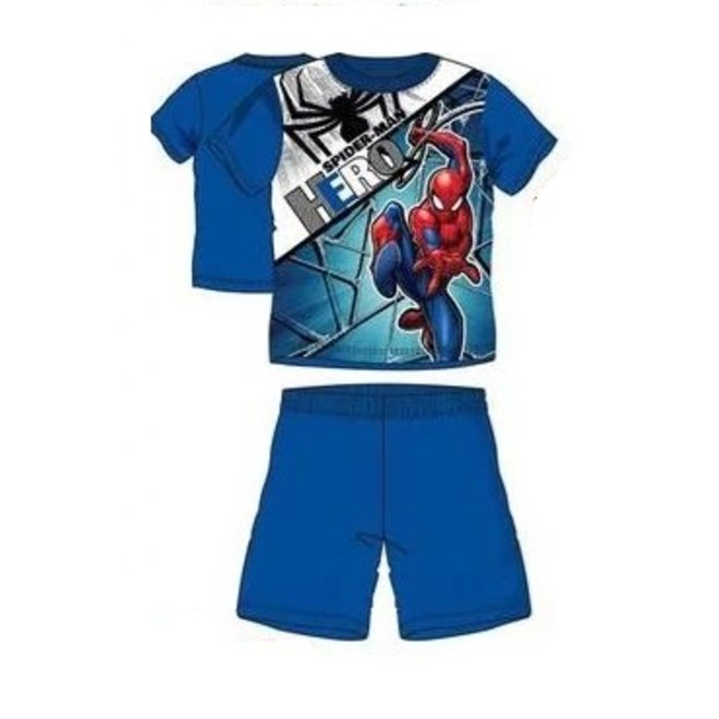 Spiderman Shortama - Maat 98