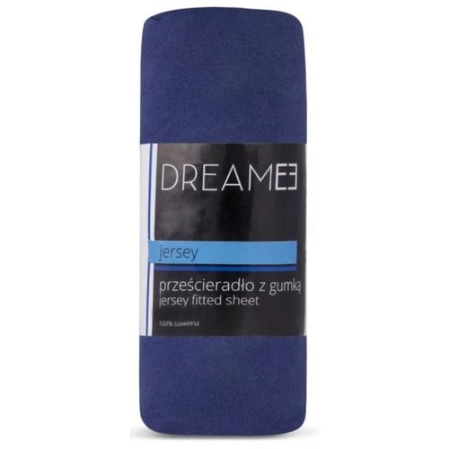 Overige Uni Donker Blauw Hoeslaken 90x200 cm Overige Uni Donker Blauw Hoeslaken 90x200 cm