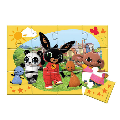 Bing Konijn Bing Konijn 2 in 1 Puzzel - 2 x 12 stukjes Bing Konijn Bing Konijn 2 in 1 Puzzel - 2 x 12 stukjes