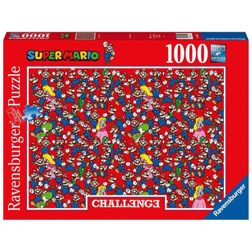 Super Mario Super Mario Puzzel Challenge - 1000 stukjes - Ravensburger Super Mario Super Mario Puzzel Challenge - 1000 stukjes - Ravensburger