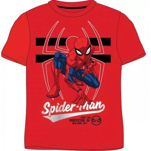 Spiderman Spiderman T-shirt - Rood - Maat 128 Spiderman Spiderman T-shirt - Rood - Maat 128