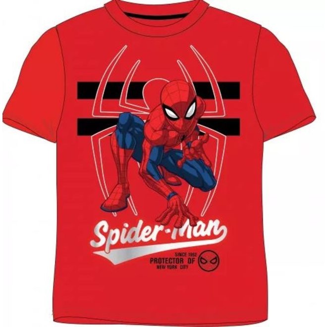 Spiderman T-shirt - Rood - Maat 128