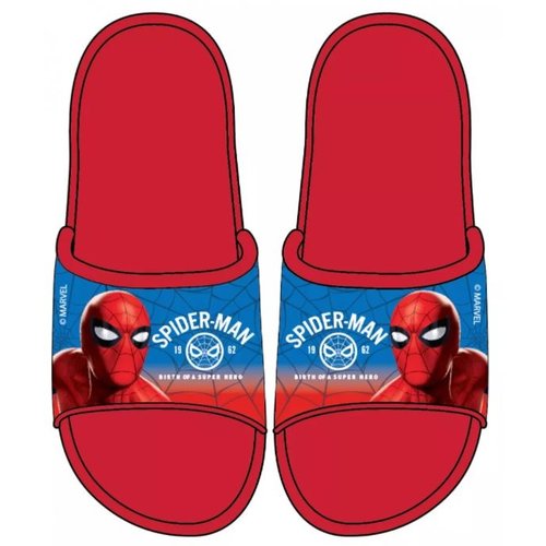 Spiderman Spiderman Badslippers - Rood - Maat 31/32 Spiderman Spiderman Badslippers - Rood - Maat 31/32