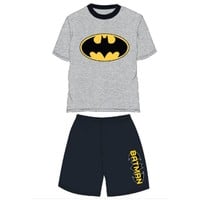 Batman Shortama / Zomer Set - Grijs/Zwart