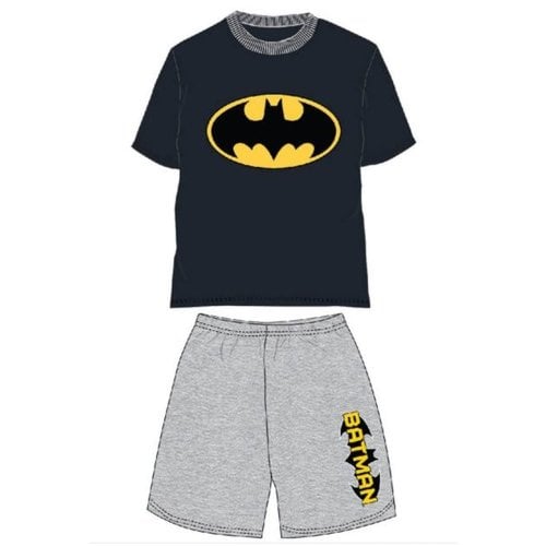 Batman & Superman Batman Shortama / Zomer Set - Zwart/Grijs