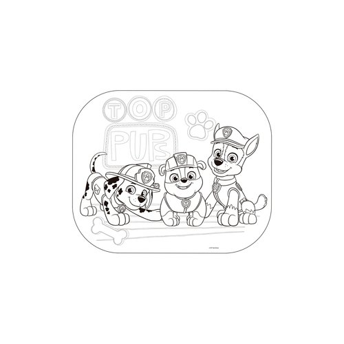 Paw Patrol Paw Patrol Auto Zonnescherm Blauw - 2 Stuks Paw Patrol Paw Patrol Auto Zonnescherm Blauw - 2 Stuks