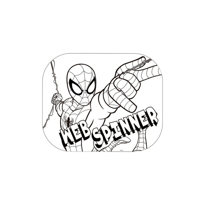 Spiderman Auto Zonnescherm - 2 Stuks