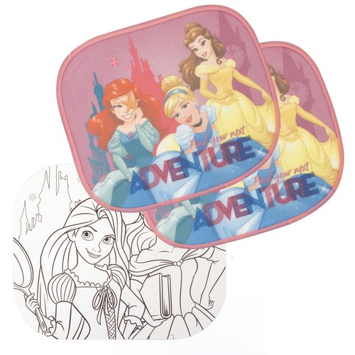 Disney Princess Disney Princess Auto Zonnescherm - 2 Stuks Disney Princess Disney Princess Auto Zonnescherm - 2 Stuks