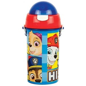 Paw Patrol Paw Patrol Bidon - Kunststof Paw Patrol Paw Patrol Bidon - Kunststof