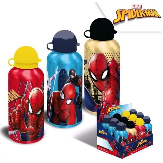 Spiderman Bidon - Aluminium