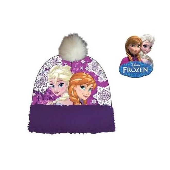 Disney Frozen Pompon Muts - Paars