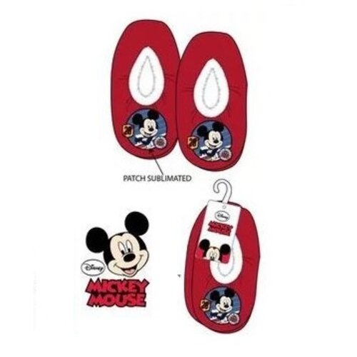 Mickey Mouse Mickey Mouse Pantoffel Slofjes - Rood Mickey Mouse Mickey Mouse Pantoffel Slofjes - Rood
