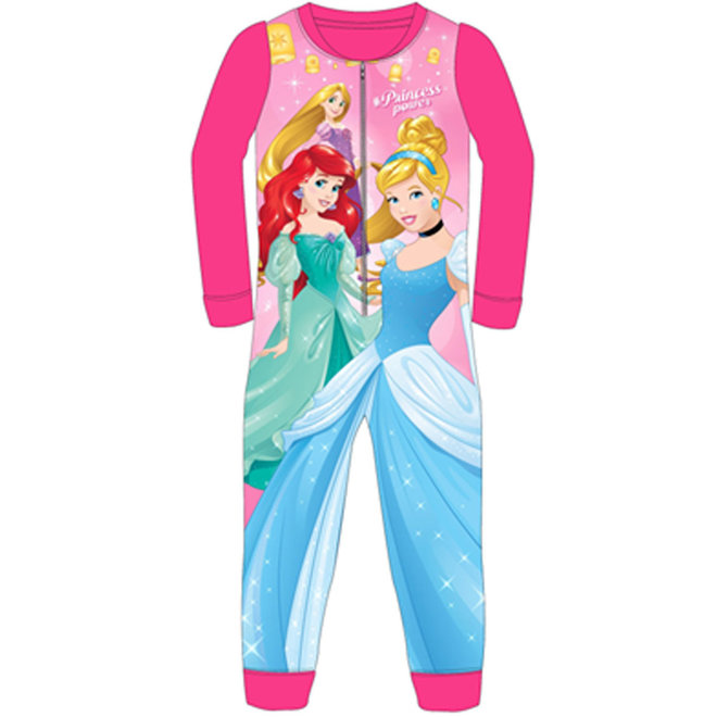 vlam nakoming tekst Disney Princess Pyjama / Onesie / Jumpsuit - Roze - 123Kinderwinkel