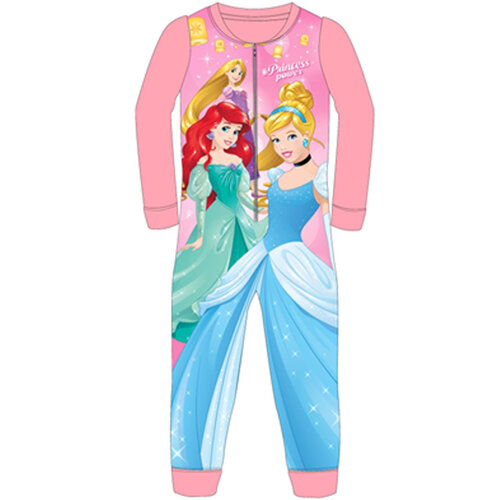 Disney Princess Disney Princess Onesie / Jumpsuit Fleece - Roze - Maat 92/98 Disney Princess Disney Princess Onesie / Jumpsuit Fleece - Roze - Maat 92/98