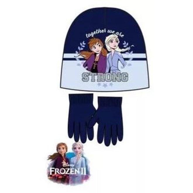 Disney Frozen Handschoenen met Muts - Blauw