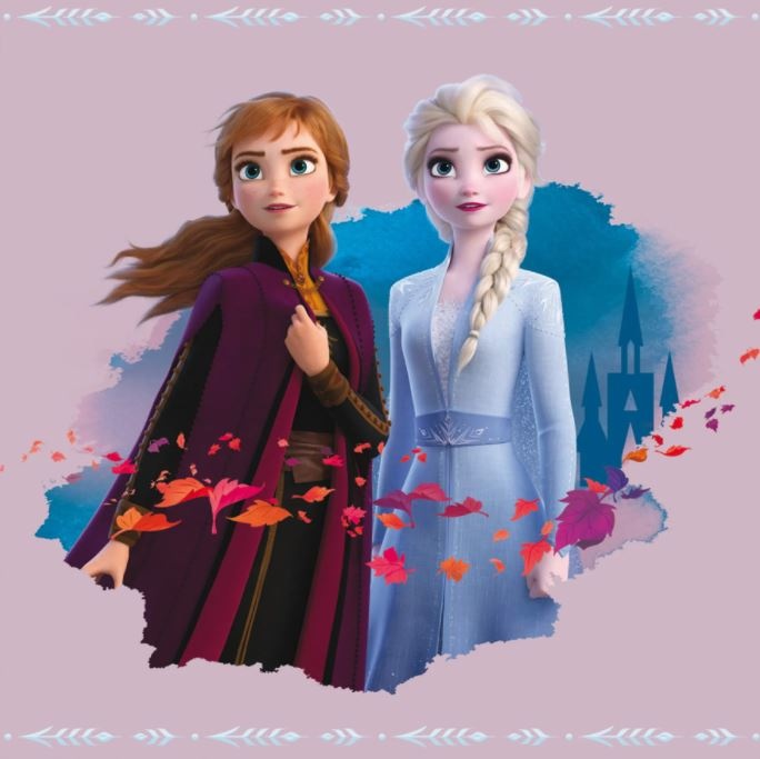 shampoo Zuinig fenomeen Disney Frozen Canvas Anna en Elsa - 35 x 35 cm - 123Kinderwinkel