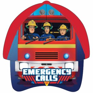 Brandweerman Sam Brandweerman Sam Baseball Cap - Rood Brandweerman Sam Brandweerman Sam Baseball Cap - Rood