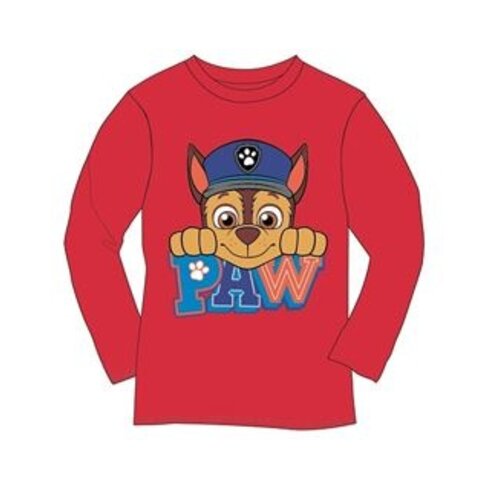 Paw Patrol Paw Patrol Longsleeve Shirt Chase - Rood