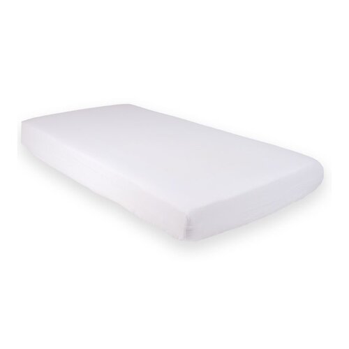 Overige Hoeslaken 70 x 140/150 cm - Wit Jersey Katoen
