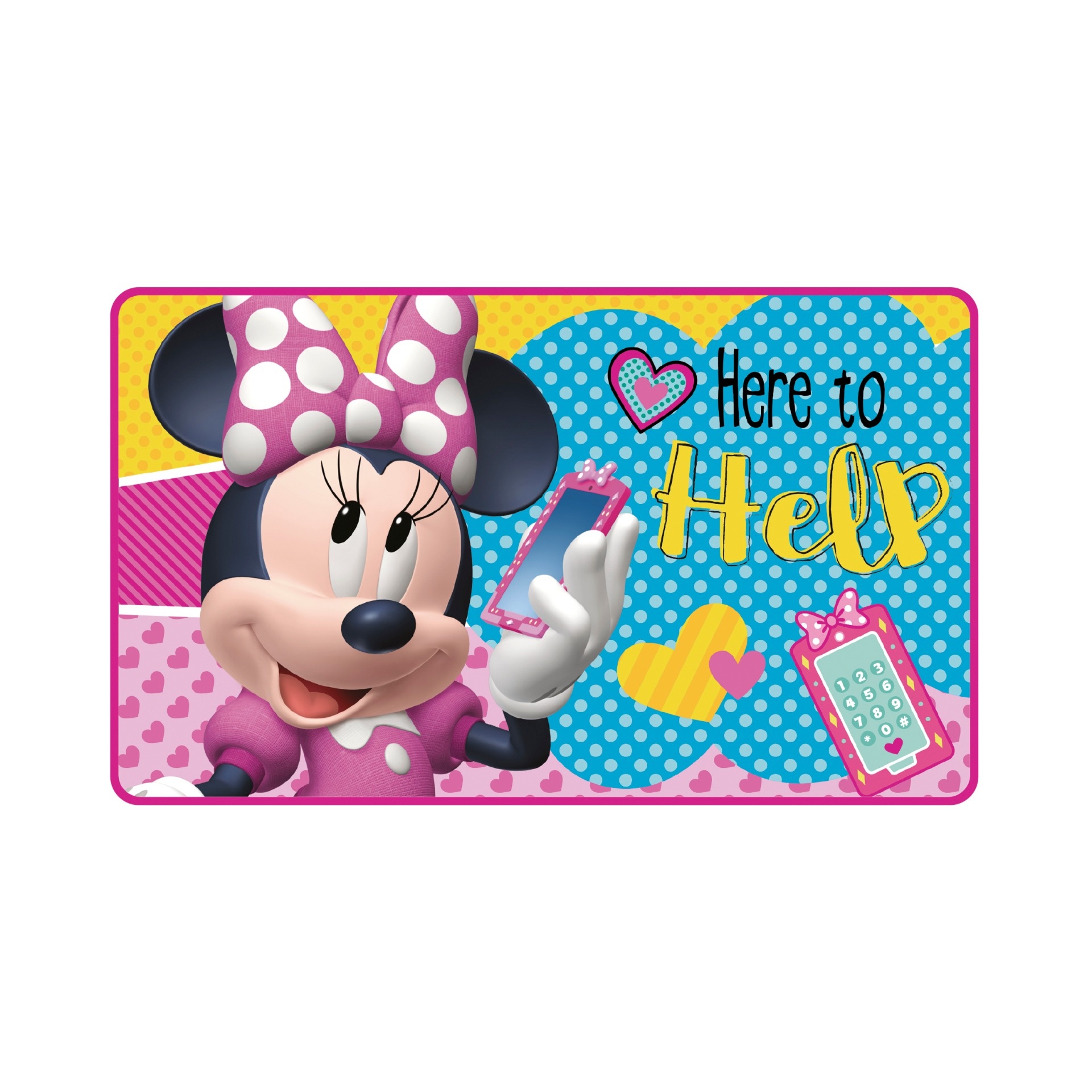 hoek Eigendom onduidelijk Minnie Mouse Vloerkleed, Badmat - 123Kinderwinkel