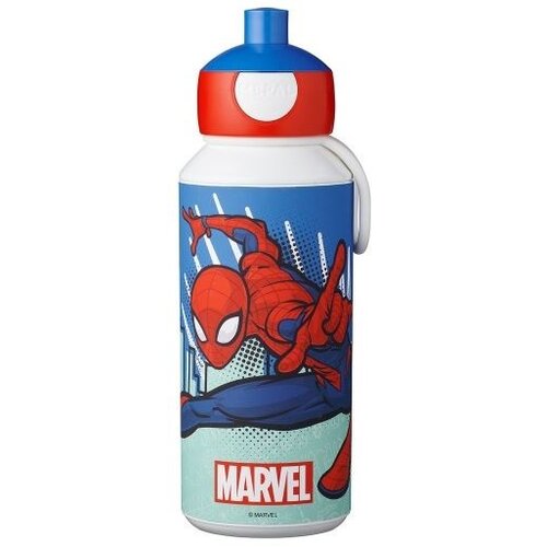 Spiderman Spiderman Lunchset: Broodtrommel met Pop-up Beker - Mepal