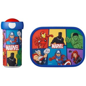 Avengers Avengers Lunchset: Broodtrommel met Schoolbeker - Mepal