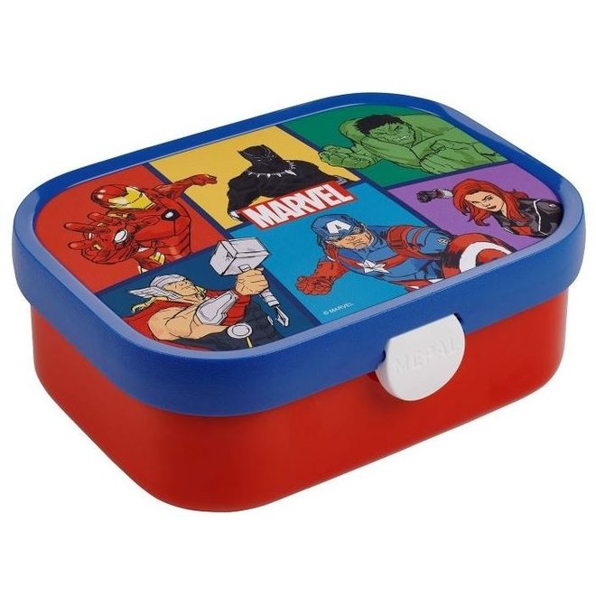 Praktisch overspringen Goed gevoel Avengers Lunchset: Broodtrommel met Pop-up Beker - Mepal - 123Kinderwinkel