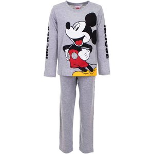 Mickey Mouse Mickey Mouse Pyjama - Grijs - Maat 128 Mickey Mouse Mickey Mouse Pyjama - Grijs - Maat 128