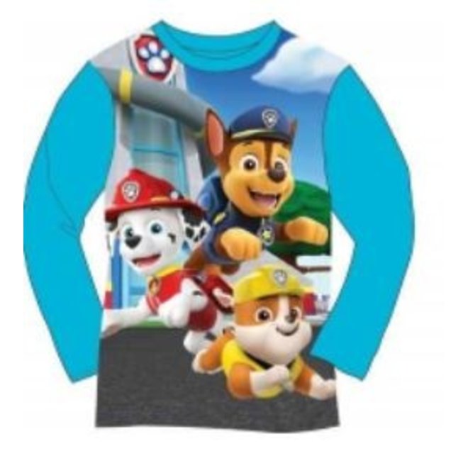 Paw Patrol Longsleeve Shirt Pups - Aqua